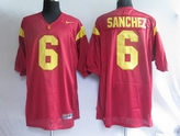 SELL NCAA 6 Sanchez Red NFL Jerseys